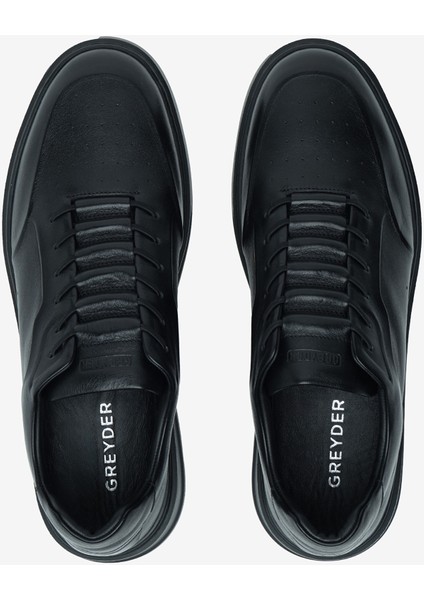 Erkek Siyah Hakiki Deri Ayakkabı 5K1SA64748 indirimleri