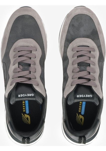 Erkek Gri Hakiki Deri Spor Ayakkabı 5K1SA18761 indirimleri