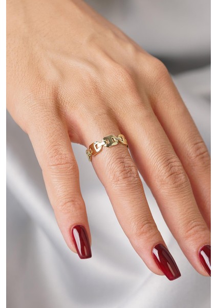 14 Ayar Altın Valentino Yüzük