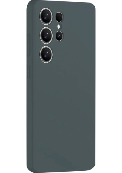 Samsung Galaxy S25 Ultra Kılıf Nano Içi Kadife Silikon - Koyu Yeşil fiyatları