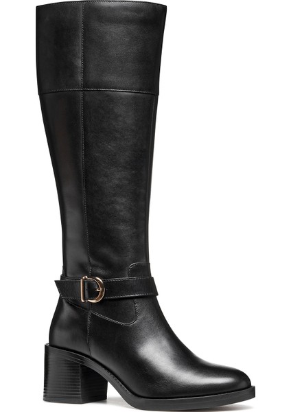 Kadın Siyah D Serılda 60 B - Smo.lea Fermuarlı Topuklu Deri Çizme D56XXB00043C9999 modelleri