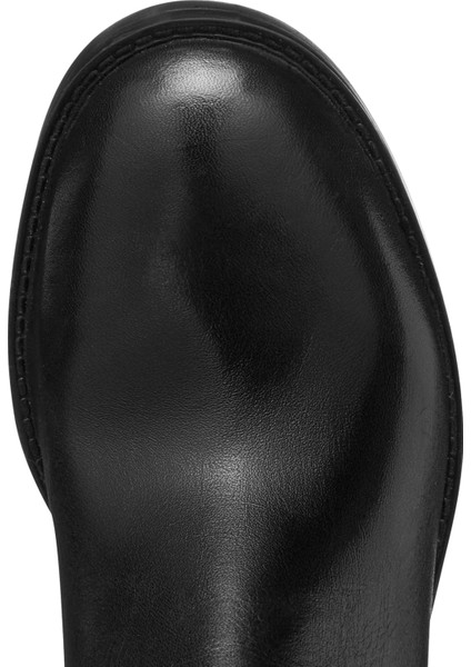 Kadın Siyah D Serılda 60 B - Smo.lea Fermuarlı Topuklu Deri Çizme D56XXB00043C9999