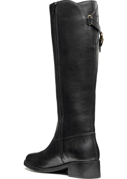 Kadın Siyah D Camexıa Np Abx Fermuarlı Deri Çizme D566WB00043C9999 fiyatları