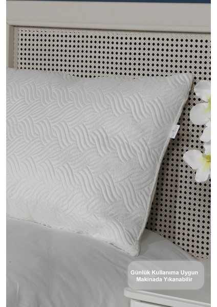 Kapitone Yastık 2 Adet (50X70 Cm) Beyaz modelleri