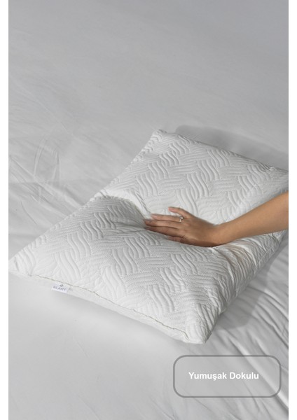 Kapitone Yastık 2 Adet (50X70 Cm) Beyaz fırsatları