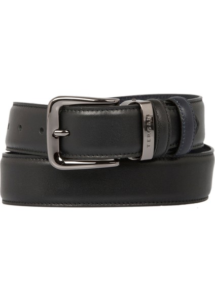 Siyah Hakiki Deri Erkek Kemer - S1EK00000304-P5I
