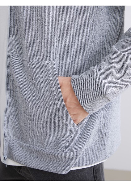 Yeni Sezon Kapüşonlu Uzun Kollu Erkek Fermuarlı Sweatshirt modelleri