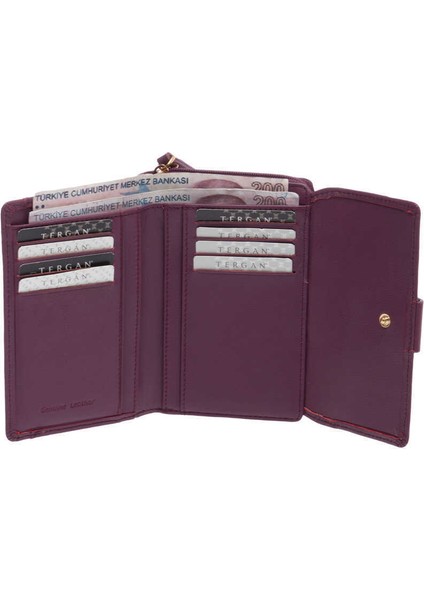 Mor Hakiki Deri Kadın Cüzdan - S1CB00005813-A89 fırsatları