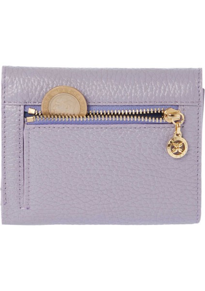 Lila Hakiki Deri Kadın Cüzdan - S1CB00005809-P5M