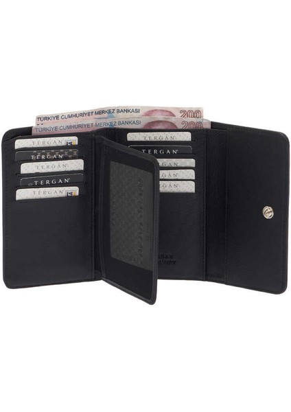 Siyah Hakiki Deri Kadın Cüzdan - S1CB00005788-A85