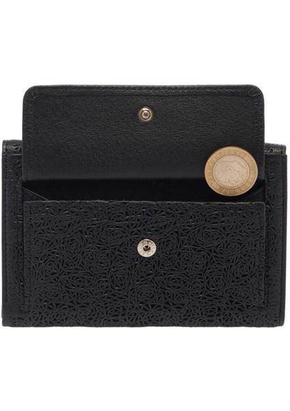 Siyah Hakiki Deri Kadın Cüzdan - S1CB00005788-A85