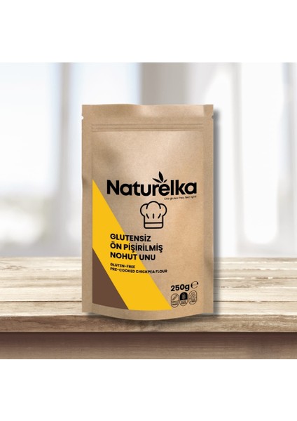 Glutensiz Ön Pişirilmiş Nohut Unu 250 gr