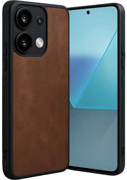 Newface Xiaomi Redmi Note 13 Pro 5g Kılıf Aras Deri Kapak - Taba