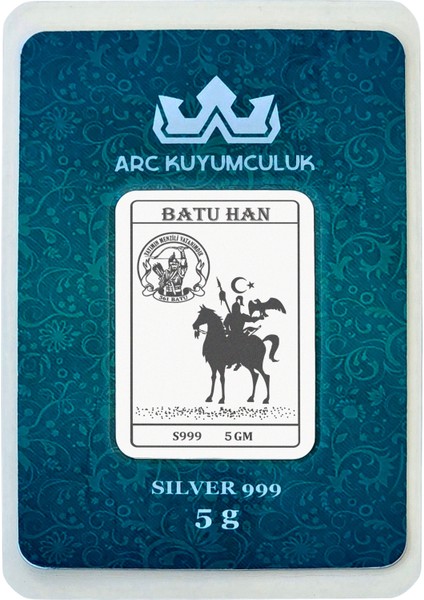 Başarı ve İlhamın Simgesi Olan Batuhan Temalı Hediyeye Özel 5 Gram 999 Ayar Gümüş KÜLÇESI-667