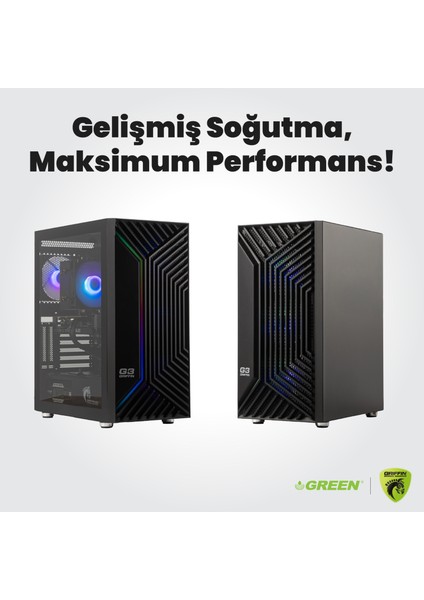 GRIFFIN G3 PLUS | RTX 5060 Gaming PC | Intel Core i5-14400F | 16GB Ram | 1TB SSD | Oyuncu OEM Paket modelleri