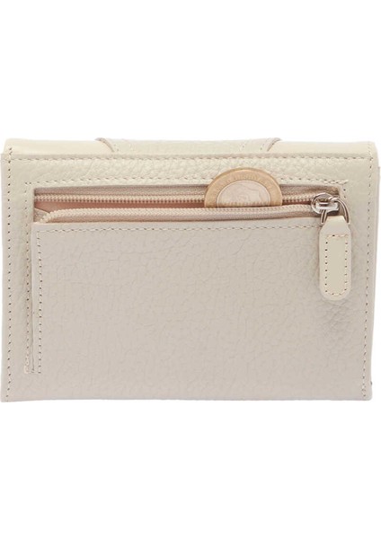Bej Hakiki Deri Kadın Cüzdan - S1CB00005815-D7M