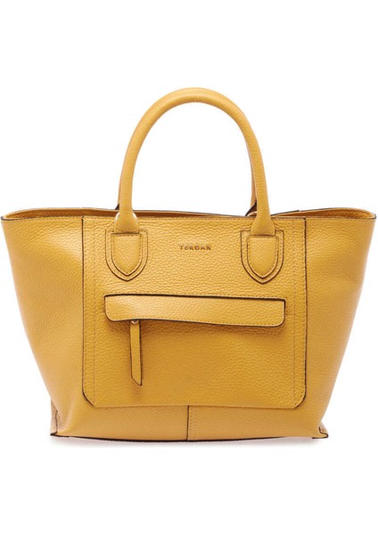 Sarı Hakiki Deri Kadın El Çantası - S24Y1BC80283-H28 indirimleri