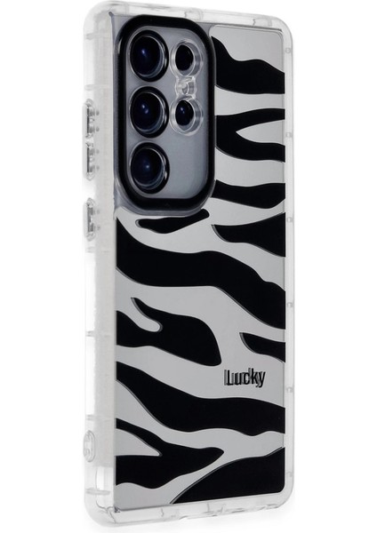 Newface Samsung Galaxy S24 Ultra Kılıf Reflexion Desenli Kapak - Desen 9