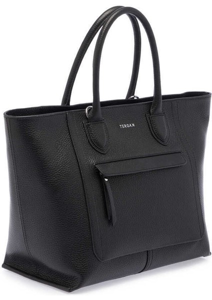 Siyah Hakiki Deri Kadın El Çantası - S24Y1BC80288-A41