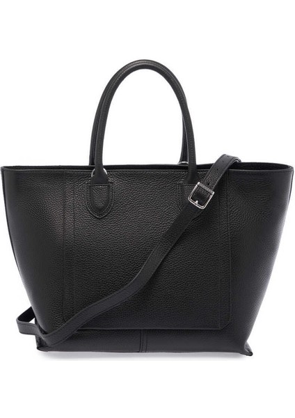 Siyah Hakiki Deri Kadın El Çantası - S24Y1BC80288-A41