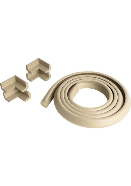 a 2 Metre + 4 Adet Köşe Koruyuculu Esnek ve Yumuşak Kauçuk Gri Renk Kenar Koruyucu fiyatları