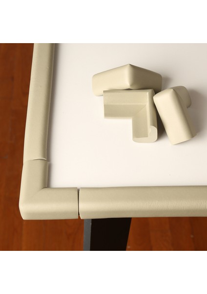 a 2 Metre + 4 Adet Köşe Koruyuculu Esnek ve Yumuşak Kauçuk Gri Renk Kenar Koruyucu modelleri