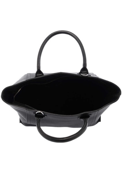 Siyah Hakiki Deri Kadın El Çantası - S24Y1BC80283-A41