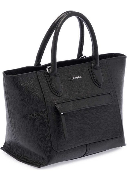 Siyah Hakiki Deri Kadın El Çantası - S24Y1BC80283-A41