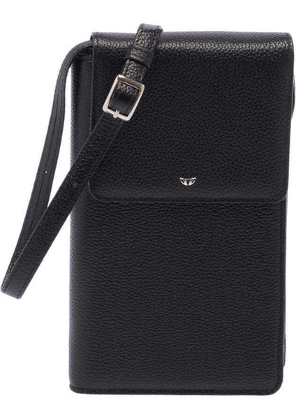 Siyah Hakiki Deri Erkek El Çantası - S1PC00001656-A6F