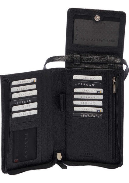 Siyah Hakiki Deri Erkek El Çantası - S1PC00001656-A6F