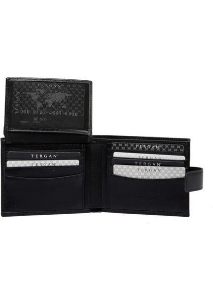 Siyah Hakiki Deri Erkek Cüzdan - S1CE00001567-B06