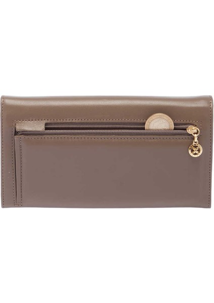 Bej Hakiki Deri Kadın Cüzdan - S1CB00005584-J38