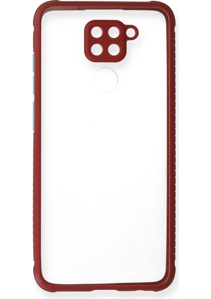 Redmi Note 9 Kılıf Miami Şeffaf Silikon - Fuşya fiyatları