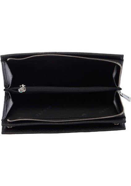 Siyah Hakiki Deri Kadın Cüzdan - S1CB00005817-A41