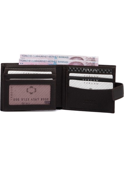 Kahve Hakiki Deri Erkek Cüzdan - S1CE00001567-A7P indirimleri