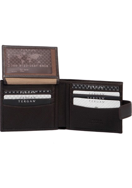 Kahve Hakiki Deri Erkek Cüzdan - S1CE00001567-A7P