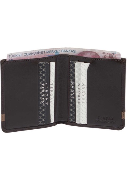 Kahve Hakiki Deri Erkek Cüzdan - S1CE00001664-A8K