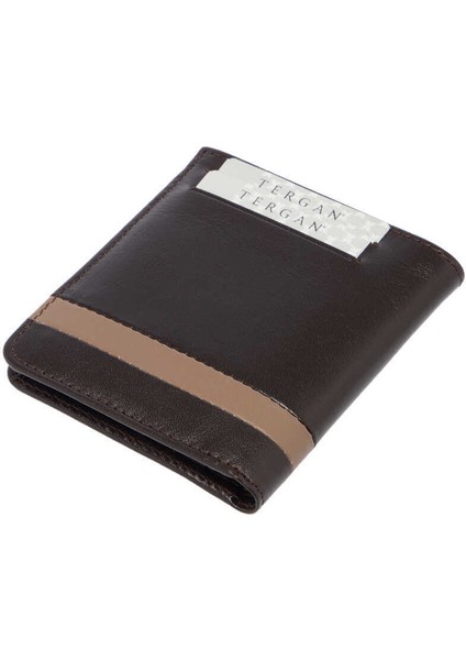 Kahve Hakiki Deri Erkek Cüzdan - S1CE00001664-A8K