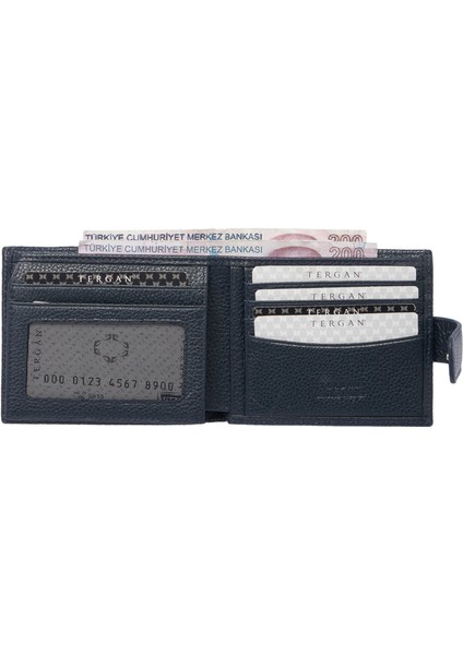 Lacivert Hakiki Deri Erkek Cüzdan - S1CE00001567-X86 indirimleri