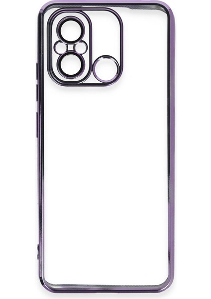 Redmi 12C Kılıf Lensli Silikon - Mor fiyatları