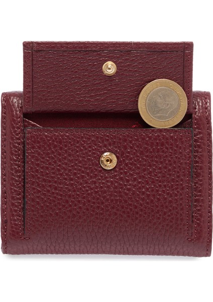 Bordo Hakiki Deri Kadın Cüzdan - S1CB00005633-M71
