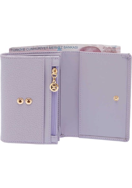 Lila Hakiki Deri Kadın Cüzdan - S1CB00005815-S0Z