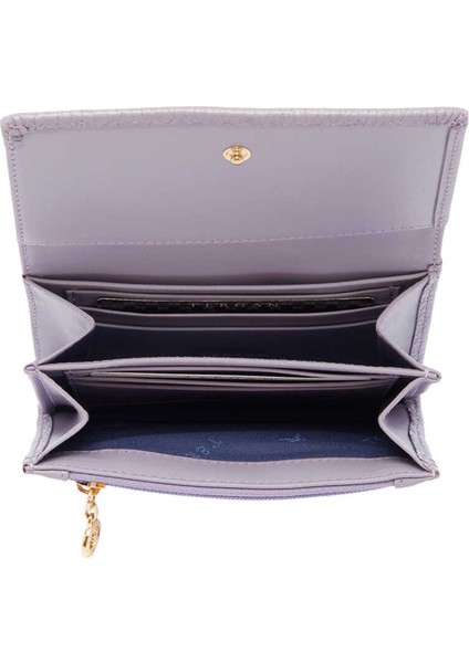 Lila Hakiki Deri Kadın Cüzdan - S1CB00005815-S0Z