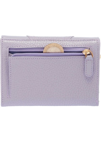 Lila Hakiki Deri Kadın Cüzdan - S1CB00005815-S0Z