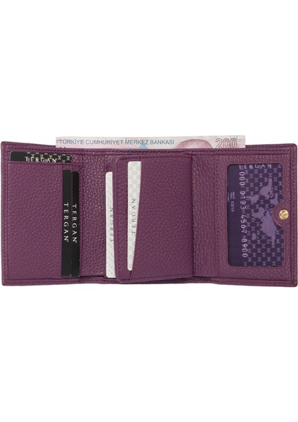 Mor Hakiki Deri Kadın Cüzdan - S1CB00005633-C48 fiyatları