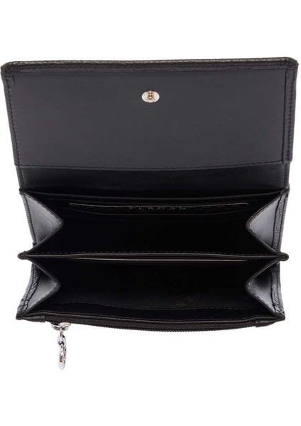 Siyah Hakiki Deri Kadın Cüzdan - S1CB00005815-D3H