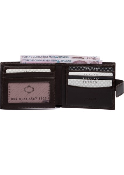 Kahve Hakiki Deri Erkek Cüzdan - S1CE00001567-B07 fiyatları