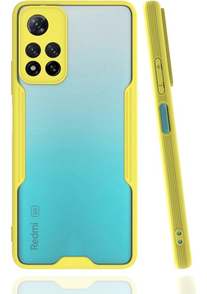 Redmi Note 11 5g Kılıf Platin Silikon - Sarı