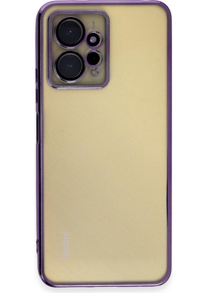 Redmi Note 12 4g Kılıf Lensli Silikon - Mor fiyatları