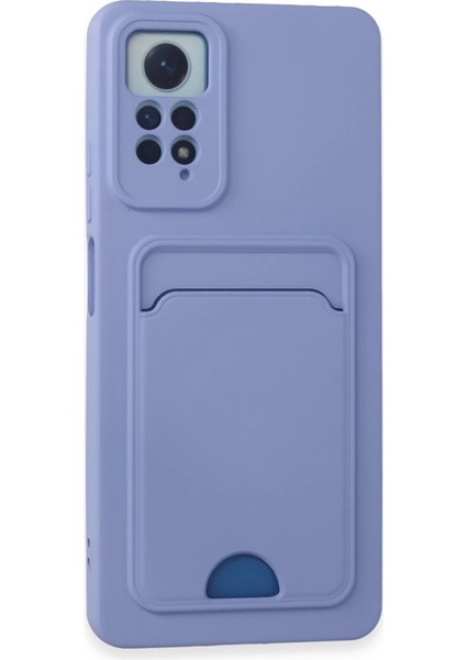 Redmi Note 11 Kılıf Kelvin Kartvizitli Silikon - Lila